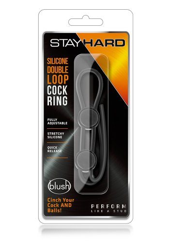 Double Loop Penisring, Svart