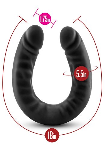 Rusé Dubbeldildo, Black