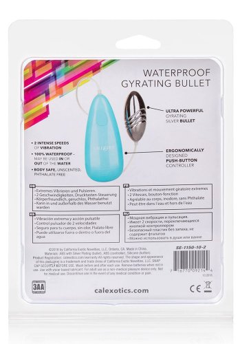 Waterproof Gyrating Bullet, Blue