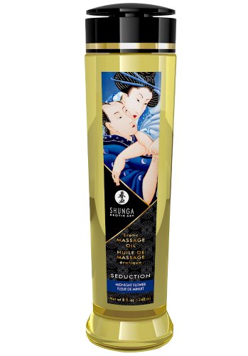 Shunga Massageolja Seduction Midnight | Massageolja Oljebaserad | Intimast