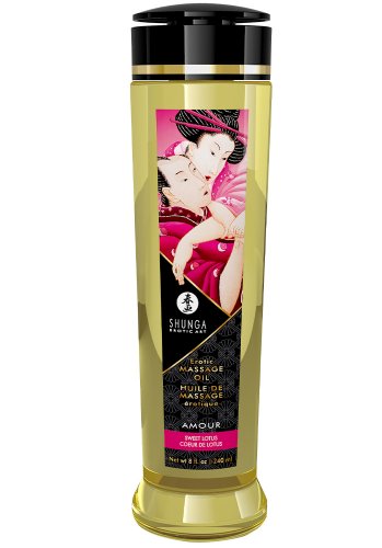 Shunga Massageolja Amour, Sweet Lotus | Massageolja Oljebaserad | Intimast