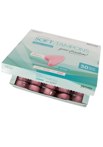 Soft tamponger Normal 50-pack