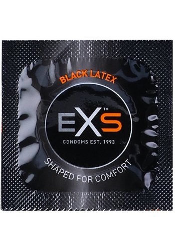 EXS Black Latex Kondom 12-pack