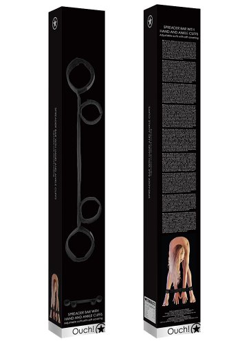 Spreader Bar with Hand and Ankle Cuffs