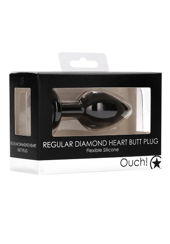 Diamond Heart Butt Plug, Regular