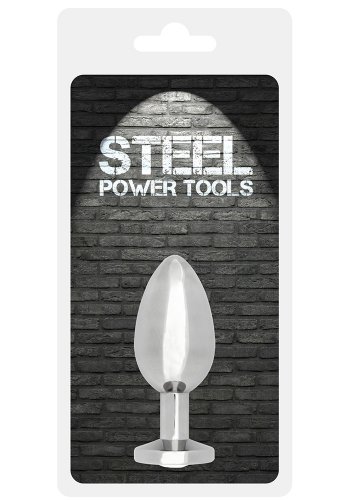 Steel Power Analplugg i metall, Medium