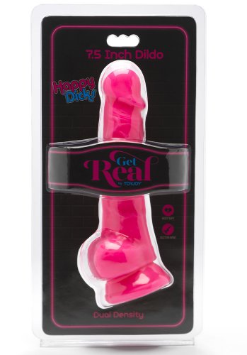 Happy Dicks Rosa Dildo 19 cm