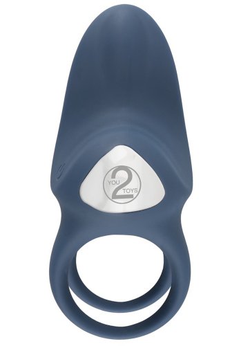 Vibrerande penis och pungring, uppladdningsbar