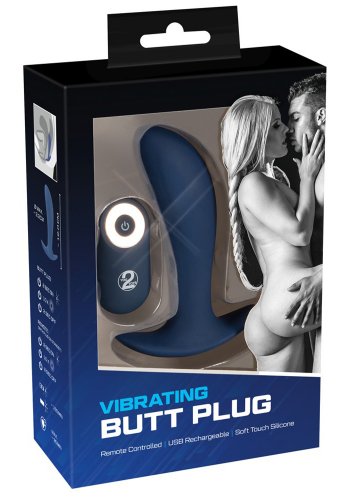 Trådlös vibrerande analplugg, uppladdningsbar