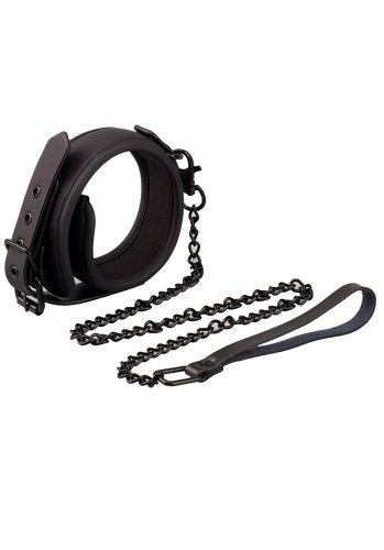 Fetish Black Shadow Krage och koppel