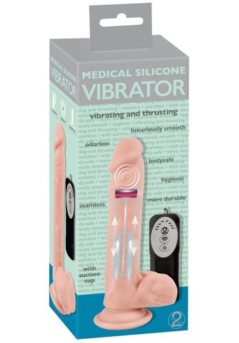 Medical Silicone Thrusting Dildo