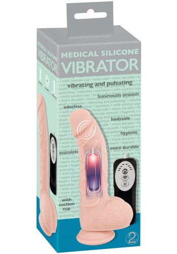 Medical Silicone Pulsating Dildo