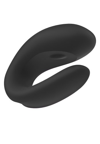 Satisfyer Double Joy Parvibrator, Svart