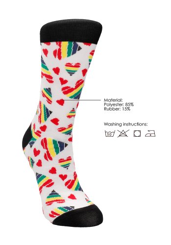 Sexy Socks Happy Hearts 42-46