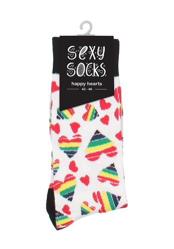 Sexy Socks Happy Hearts 42-46