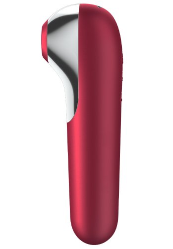 Satisfyer Dual Love Air Pulse Vibrator, red