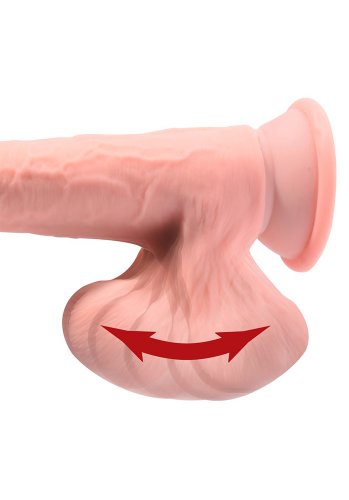 Triple Density Cock with Swinging Balls 17,8 cm