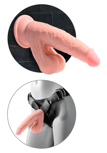 Triple Density Cock with Swinging Balls 17,8 cm