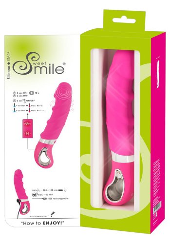 Sweet Smile Warming Soft Pink Vibrator