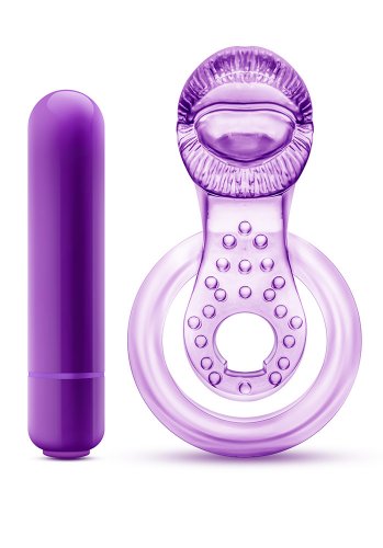 Lick It, dubbel penisring med vibrator