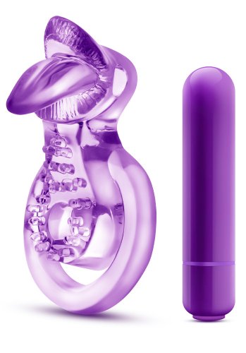 Lick It, dubbel penisring med vibrator