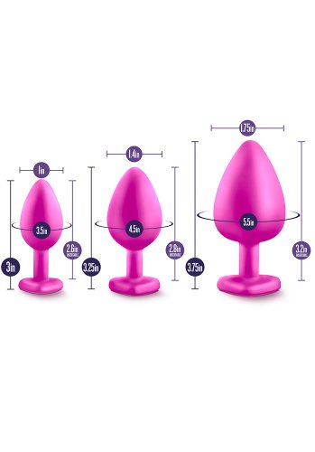 Luxe Bling Plugs Training Kit Pink