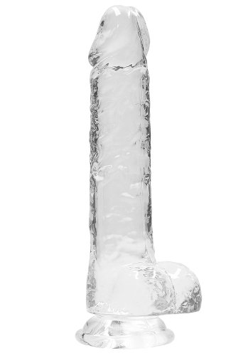 Crystal Clear dildo 19 cm, Clear