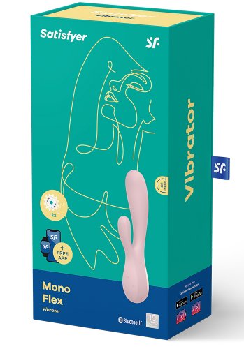 Satisfyer Mono Flex Massagestav, Mauve