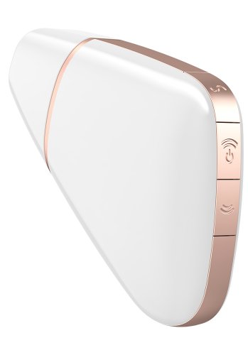 Satisfyer Love Triangle White, Lufttrycksvibrator med App