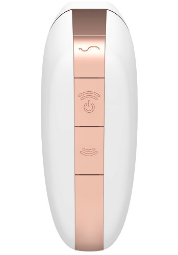Satisfyer Love Triangle White, Lufttrycksvibrator med App