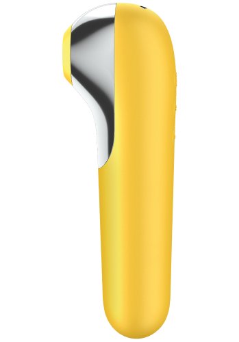 Satisfyer Dual Love Air Pulse Vibrator, yellow