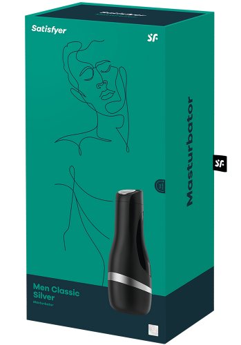 Satisfyer Men Classic Silver Masturbator