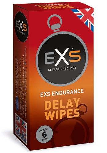 EXS Delay Wipes 6-pack