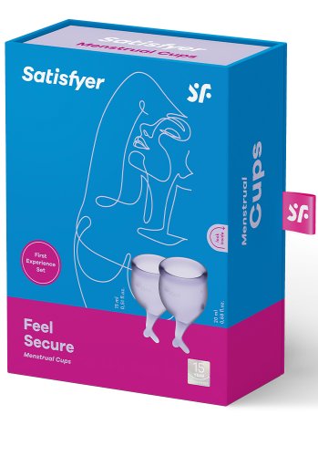 Satisfyer Feel Secure Menskopp, Lila 2-pack