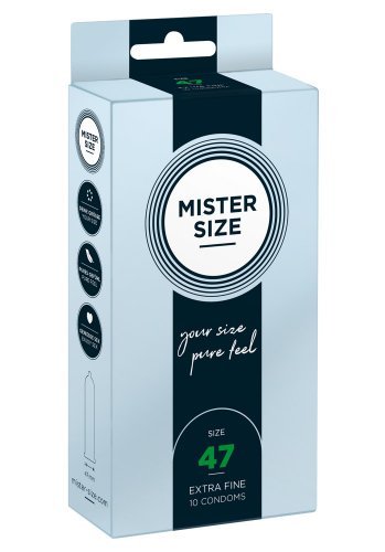 Mister Size Kondomer 47 mm, 10-pack