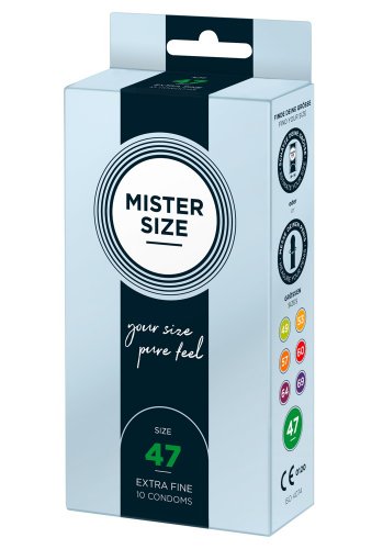 Mister Size Kondomer 47 mm, 10-pack