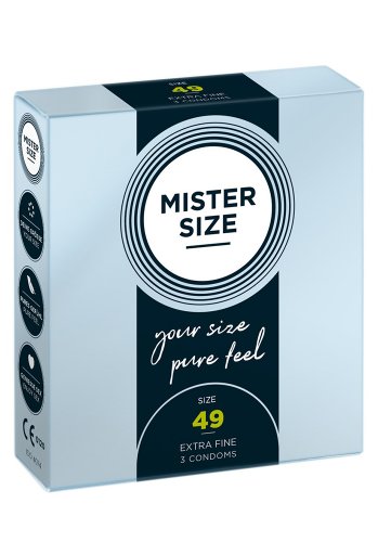 Mister Size Kondomer 49 mm, 3-pack