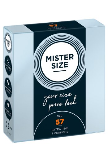 Mister Size Kondomer 57 mm, 3-pack