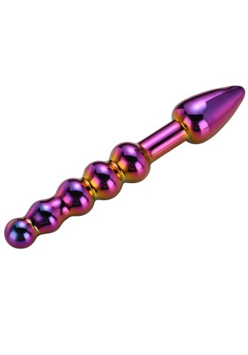 Glamour Glass Ridged Anal Dildo