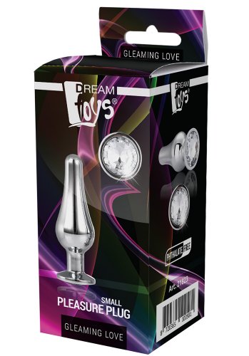 Gleaming Love Small Pleasure Plug, Silver