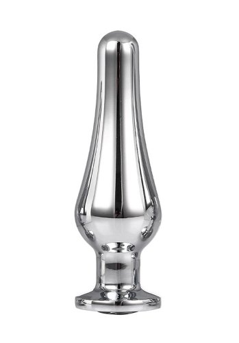 Gleaming Love Medium Pleasure Plug, Silver