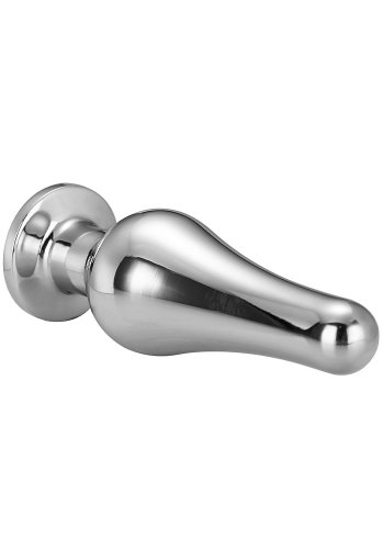 Gleaming Love Medium Pleasure Plug, Silver