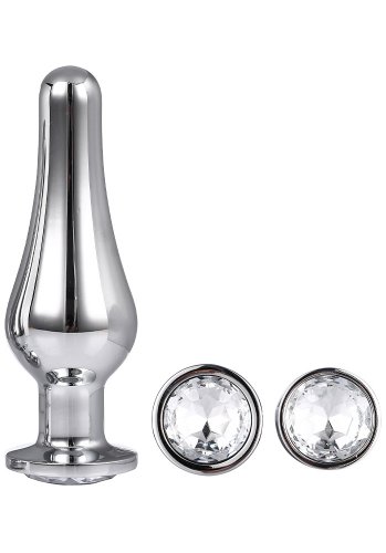 Gleaming Love Pleasure Plug Set, Silver