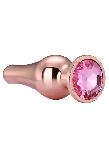 Gleaming Love Medium Pleasure Plug, Rose Gold