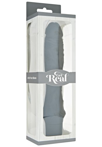 Classic Silicone Black Large Massager