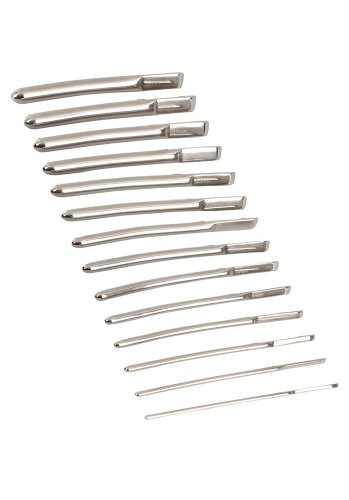 Penisplugg Steel Dilator Set 14 delar