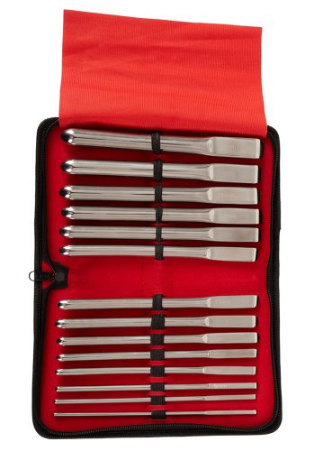 Penisplugg Steel Dilator Set 14 delar