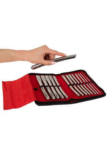 Penisplugg Steel Dilator Set 14 delar