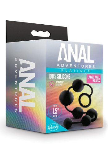 Anal Adventures Platinum Large Anal Beads