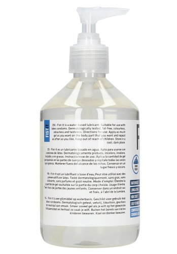 Fist It Vattenbaserat glidmedel Extra Thick Pump 500 ml